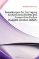 Bemerkungen Zur Ubertragung Des Epithetons Bei Den Drei Grossen Griechischen Tragikern (German Edition), Hoffmann Hermann 