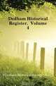Dedham Historical Register, Volume 4, Dedham Historical Society 