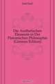 Die Aesthetischen Elemente in Der Platonischen Philosophie (German Edition), Justi Karl 
