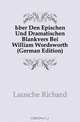 Uber Den Epischen Und Dramatischen Blankvers Bei William Wordsworth (German Edition), Lausche Richard 