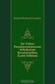 De Tribus Pseudacronianorum Scholiorum Recensionibus (Latin Edition), Kukula Richard Cornelius 