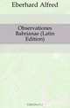 Observationes Babrianae (Latin Edition), Eberhard Alfred 