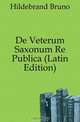 De Veterum Saxonum Re Publica (Latin Edition), Hildebrand Bruno 