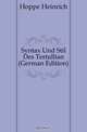Syntax Und Stil Des Tertullian, H. Hoppe 