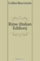 Rime (Italian Edition), Cellini Benvenuto 