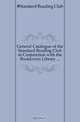 General Catalogue of the Standard Reading Club in Conjunction with the Booklovers Library, Standard Reading Club 