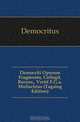 Democriti Operum Fragmenta, Collegit, Recens., Vertit F.G.a. Mullachius (Tagalog Edition), Democritus 