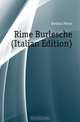 Rime Burlesche (Italian Edition), Fanfani Pietro 