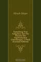 Sammlung Von Aufgaben Aus Der Theorie Der Algebraischen Gleichungen, 1 Theil (German Edition), Hirsch Meyer 