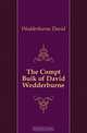 The Compt Buik of David Wedderburne, Wedderburne David 