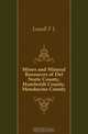 Mines and Mineral Resources of Del Norte County, Humboldt County, Mendocino County, Lowell F. L. 