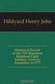 Historical Record of the 71St Regiment Highland Light Infantry, from Its Formation in 1777, Hildyard Henry John 