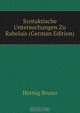Syntaktische Untersuchungen Zu Rabelais (German Edition), Hornig Bruno 