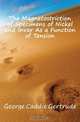 The Magnetostriction of Specimens of Nickel and Invar As a Function of Tension, George Caddie Gertrude 
