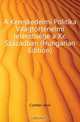 A Kereskedelmi Politika Vilagtortenelmi Jelentosege a Xx. Szazadban (Hungarian Edition), Czettler Jeno 