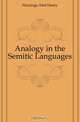 Analogy in the Semitic Languages, Huizinga Abel Henry 