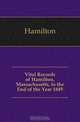 Vital Records of Hamilton, Massachusetts, to the End of the Year 1849, Hamilton 