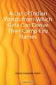 A List of Indian Words from Which Girls Can Derive Their Camp Fire Names, Gulick Charlotte Vetter 