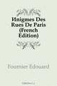 Enigmes Des Rues De Paris (French Edition), Fournier Edouard 