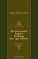 Recommended English Readings for High Schools, Keyes Rowena Keith 