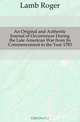 An Original and Authentic Journal of Occurrences During the Late American War, from Its Commencement to the Year 1783, R. Lamb 