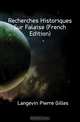 Recherches Historiques Sur Falaise (French Edition), Langevin Pierre Gilles 