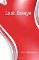 Last Essays, Friedrich Max Muller 
