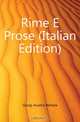 Rime E Prose (Italian Edition), Giorgi Aurelio Bertola 