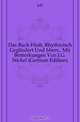 Das Buch Hiob, Rhythmisch Gegliedert Und Ubers., Mit Bemerkungen Von J.G. Stickel (German Edition), Job 