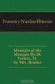 Memoirs of the Marquis De St. Forlaix, Tr. by Mrs. Brooke, Framery Nicolas Etienne 