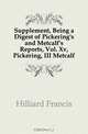 Supplement, Being a Digest of Pickering