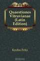 Quaestiones Vitruvianae (Latin Edition), Krohn Fritz 