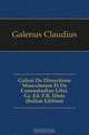 Galeni De Dissectione Musculorum Et De Consuetudine Libri, Gr. Ed. F.R. Dietz (Italian Edition), Galenus Claudius 