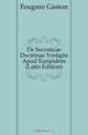 De Socraticae Doctrinae Vestigiis Apud Euripidem (Latin Edition), Feugere Gaston 
