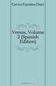 Versos, Volume 2 (Spanish Edition), Gavino Faustino Diez 