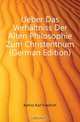 Ueber Das Verhaltniss Der Alten Philosophie Zum Christenthum (German Edition), Kahnis Karl Friedrich 