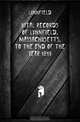 Vital Records of Lynnfield, Massachusetts, to the End of the Year 1849, Lynnfield 