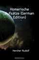 Homerische Aufsatze (German Edition), Hercher Rudolf 