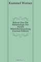 Referat Uber Die Bakteriologie Der Akuten Mittelohrentzundung (German Edition), Kummel Werner 