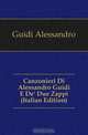 Canzonieri Di Alessandro Guidi E De