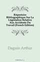Repertoire Bibliographique Sur La Legislation Relative Aux Accidents Du Travail (French Edition), Daguin Arthur 
