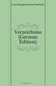 Verzeichniss (German Edition), Gemaldegalerie Kassel Staatliche 