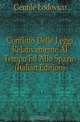 Conflitto Delle Leggi Relativamente Al Tempo Ed Allo Spazio (Italian Edition), Gentile Lodovico 
