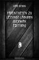 Parenthesen Zu Lessings Laokoon (German Edition), Haar Georg 