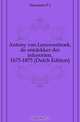Antony van Leeuwenhoek, de ontdekker der infusorien, 1675-1875 (Dutch Edition), Haaxman P J 