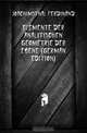 Elemente der analytischen Geometrie der Ebene (German Edition), Joachimsthal Ferdinand 