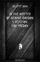 In the matter of George Gordon