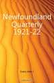 Newfoundland Quarterly 1921-22, Evans John J. 