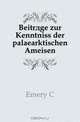 Beitrage zur Kenntniss der palaearktischen Ameisen., Emery C 