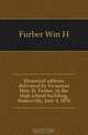 Historical address delivered by Ex-mayor Wm. H. Furber, in the high school building, Somerville, July 4, 1876, Furber Wm H 